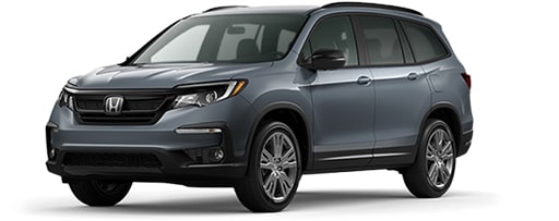 Blue Honda Pilot
