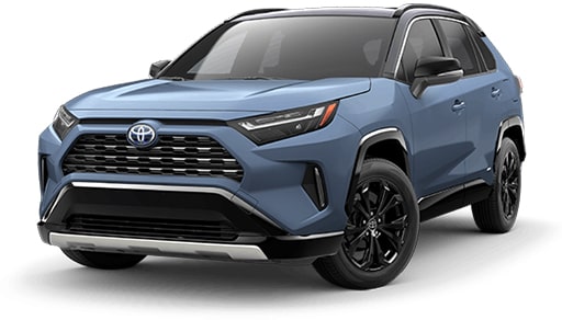Blue Toyota RAV4