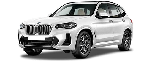 White BMW X3