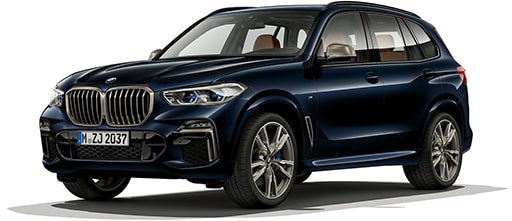 Blue BMW X5
