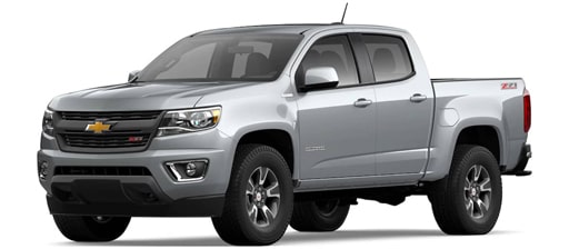Silver Chevrolet Colorado
