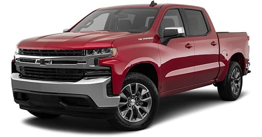 Maroon Chevrolet Silverado