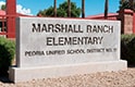 Marshall Ranch school sign