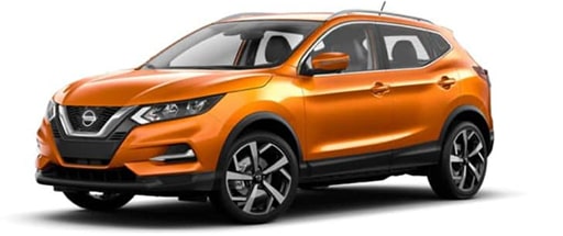 Orange Nissan Rogue
