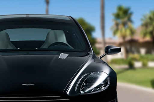 Luxury car on Arizona street
