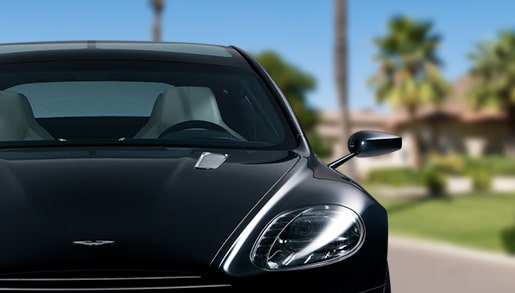 Luxury car on Arizona street