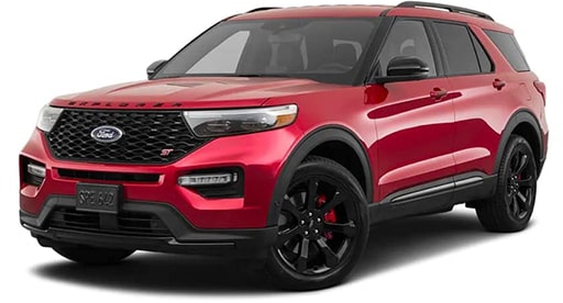 Red Ford Explorer