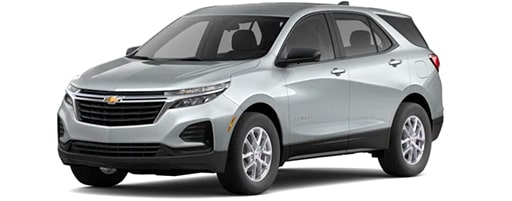 Silver Chevrolet Equinox