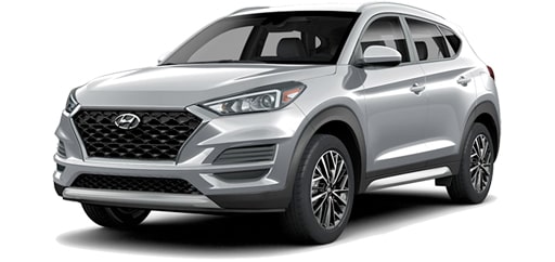 Silver Hyundai Tucson