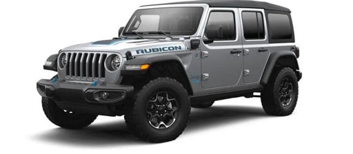 Silver Jeep Wrangler