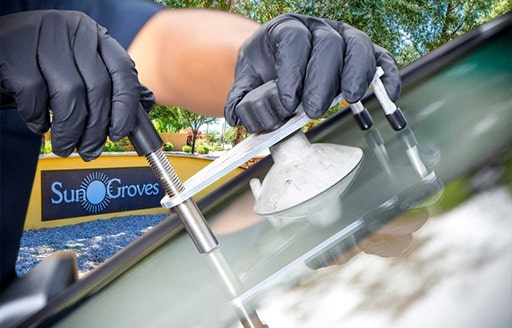 Sun Groves sign