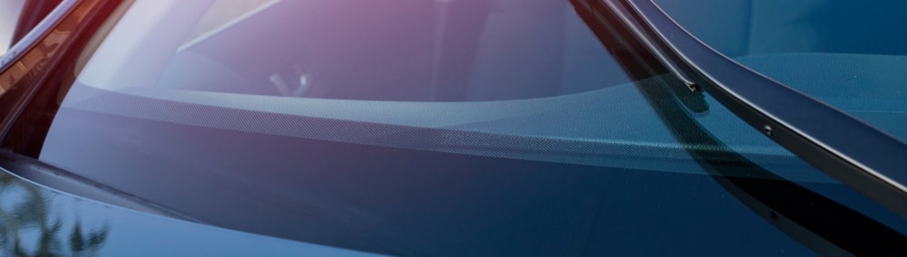 Sun reflecting off infrared windshield