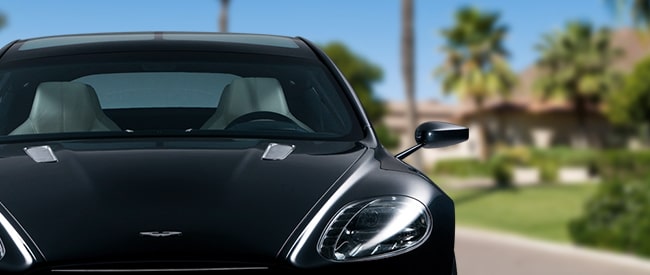 Luxury car on Arizona street