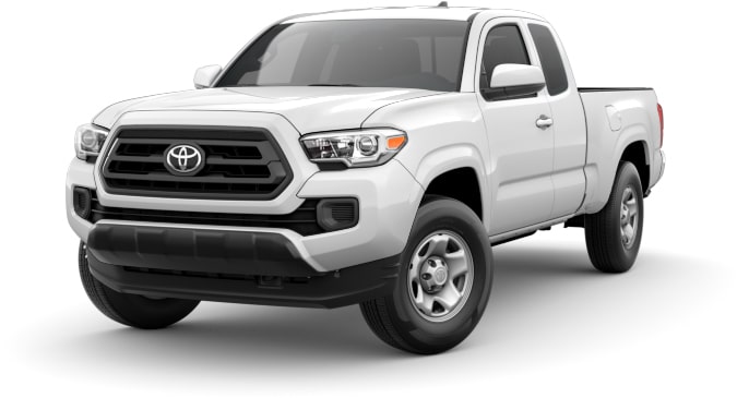 White Toyota Tacoma