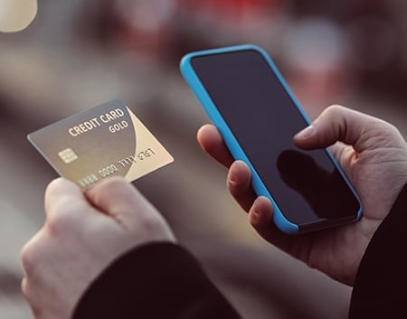 Making credit card payment by phone