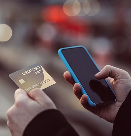 Making credit card payment by phone
