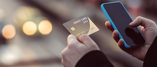 Making credit card payment by phone