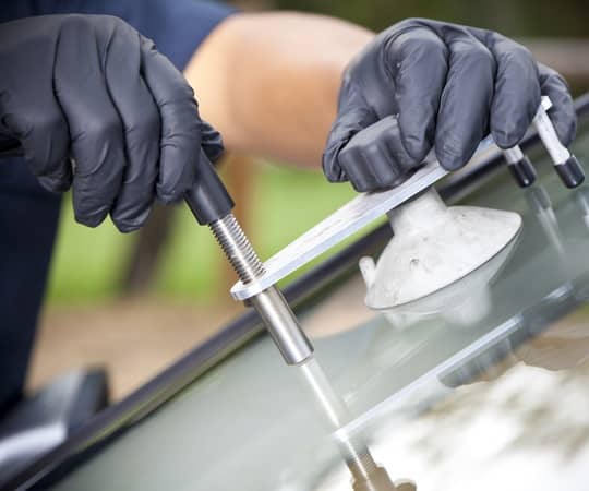 Windshield Repair Close Up