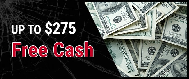 Up to $275 free cash back