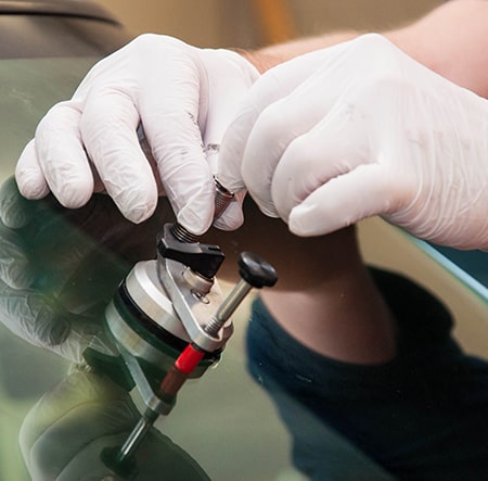 Glass chip repair